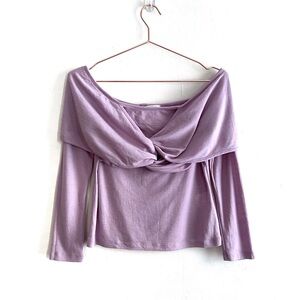 Viktoria & Woods Titanic Merino Top in Lavender